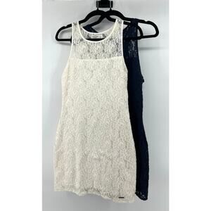 Abercrombie & Fitch Sleeveless Dress in Lace Women's Size 6 Lot of 2